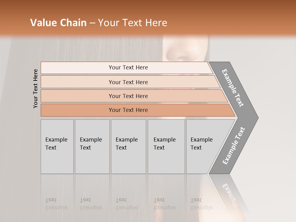 Femininity Beautiful Photo PowerPoint Template