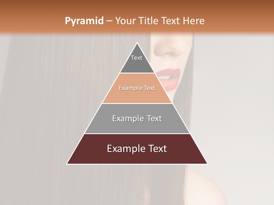 Femininity Beautiful Photo PowerPoint Template