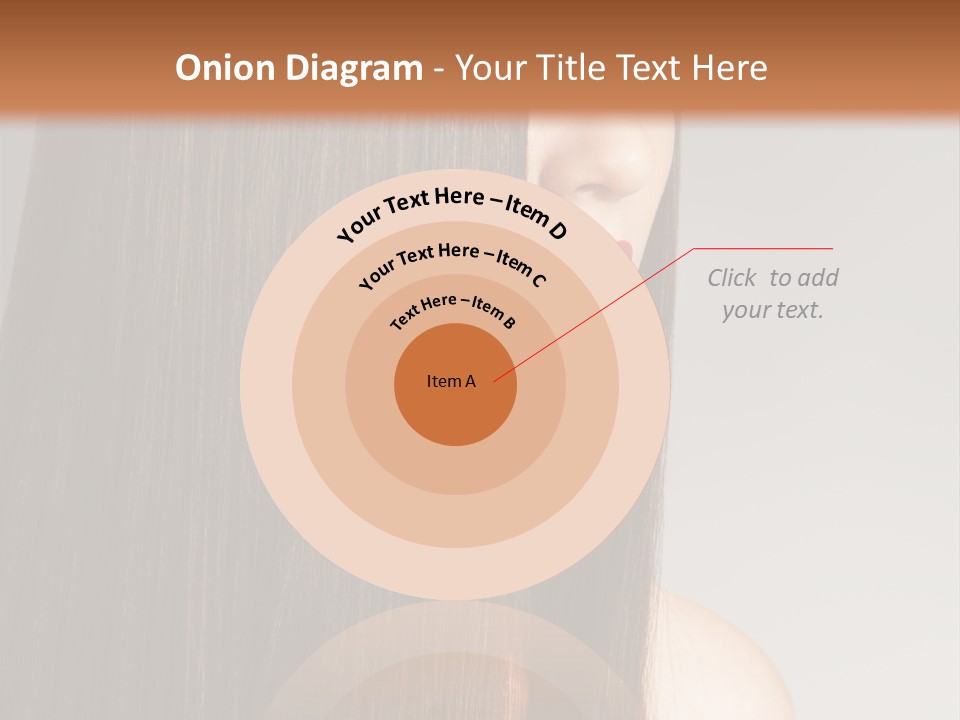 Femininity Beautiful Photo PowerPoint Template