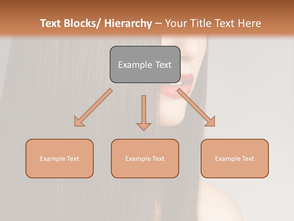 Femininity Beautiful Photo PowerPoint Template