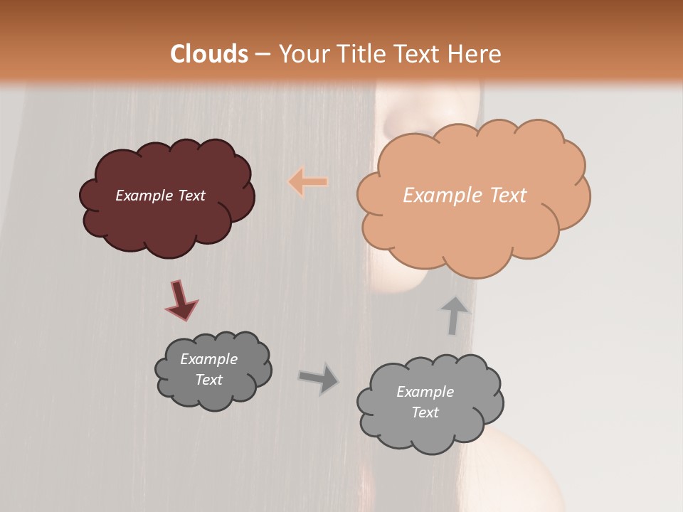 Femininity Beautiful Photo PowerPoint Template