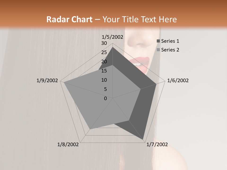 Femininity Beautiful Photo PowerPoint Template