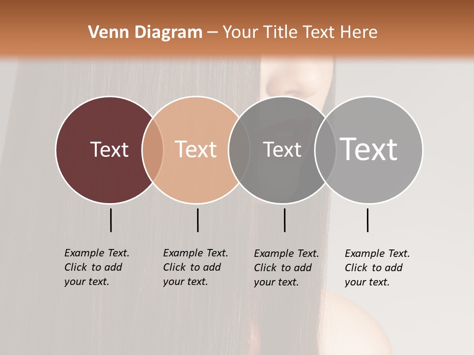 Femininity Beautiful Photo PowerPoint Template