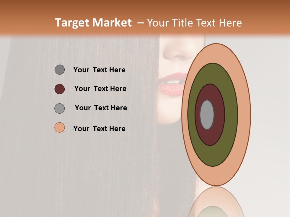 Femininity Beautiful Photo PowerPoint Template