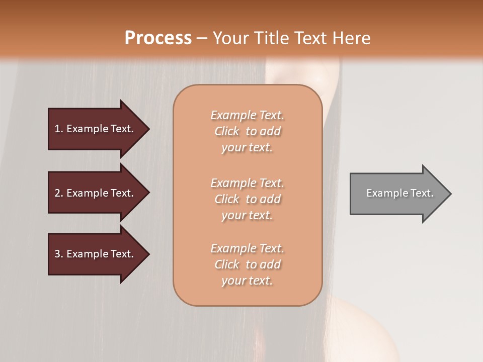 Femininity Beautiful Photo PowerPoint Template