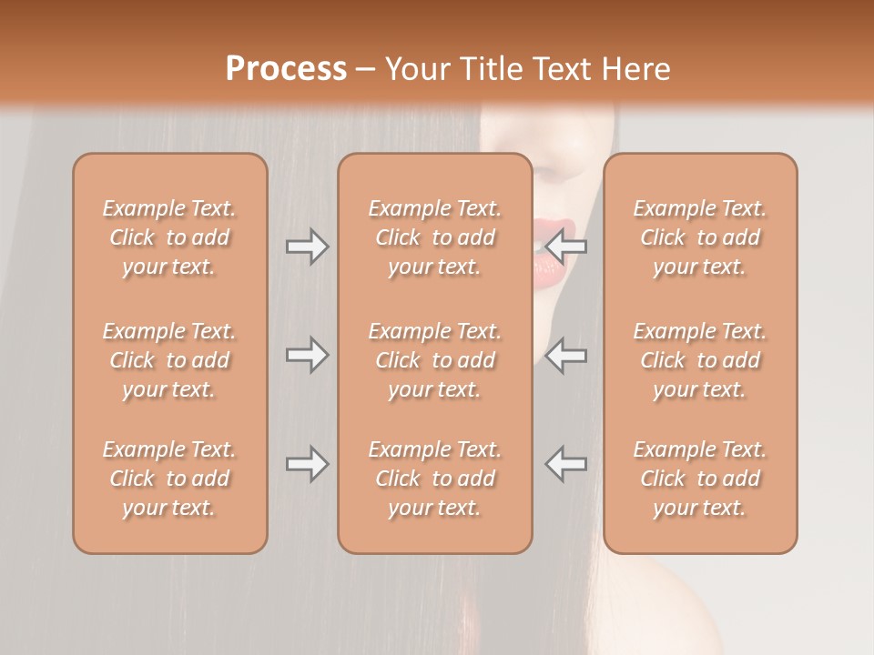 Femininity Beautiful Photo PowerPoint Template