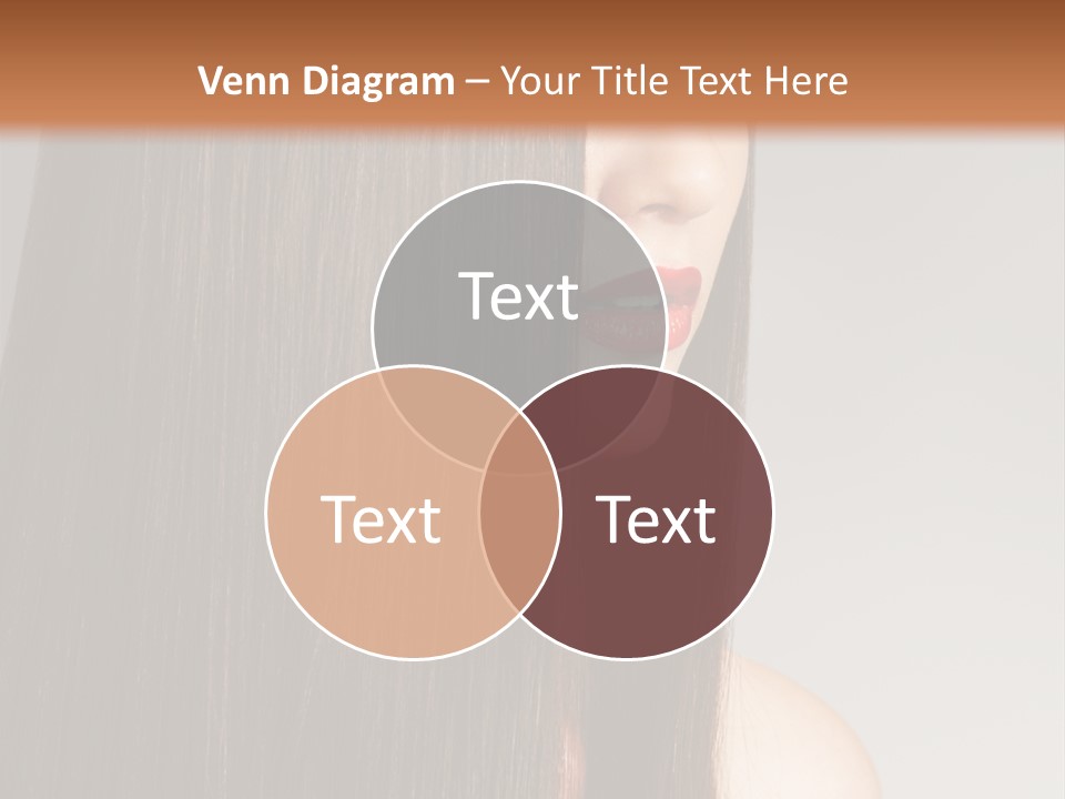 Femininity Beautiful Photo PowerPoint Template