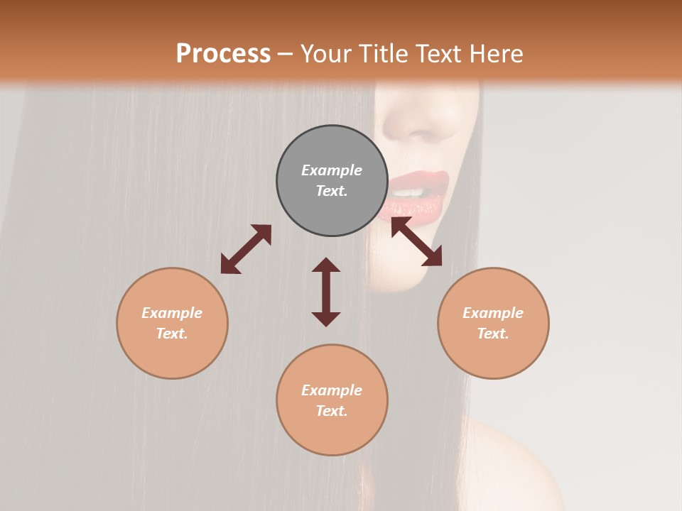 Femininity Beautiful Photo PowerPoint Template