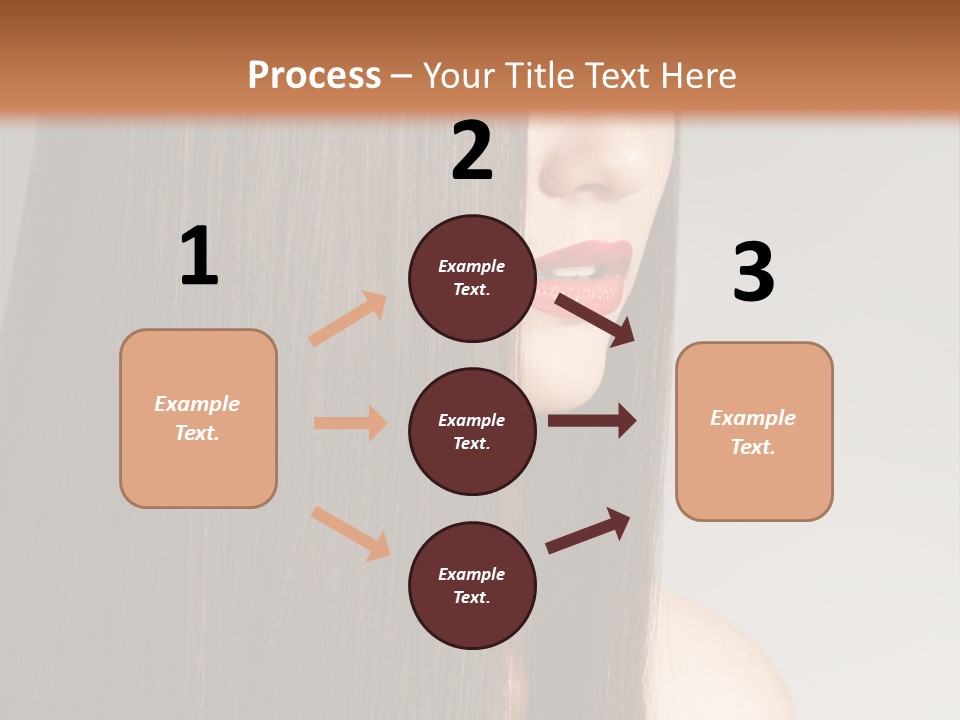 Femininity Beautiful Photo PowerPoint Template