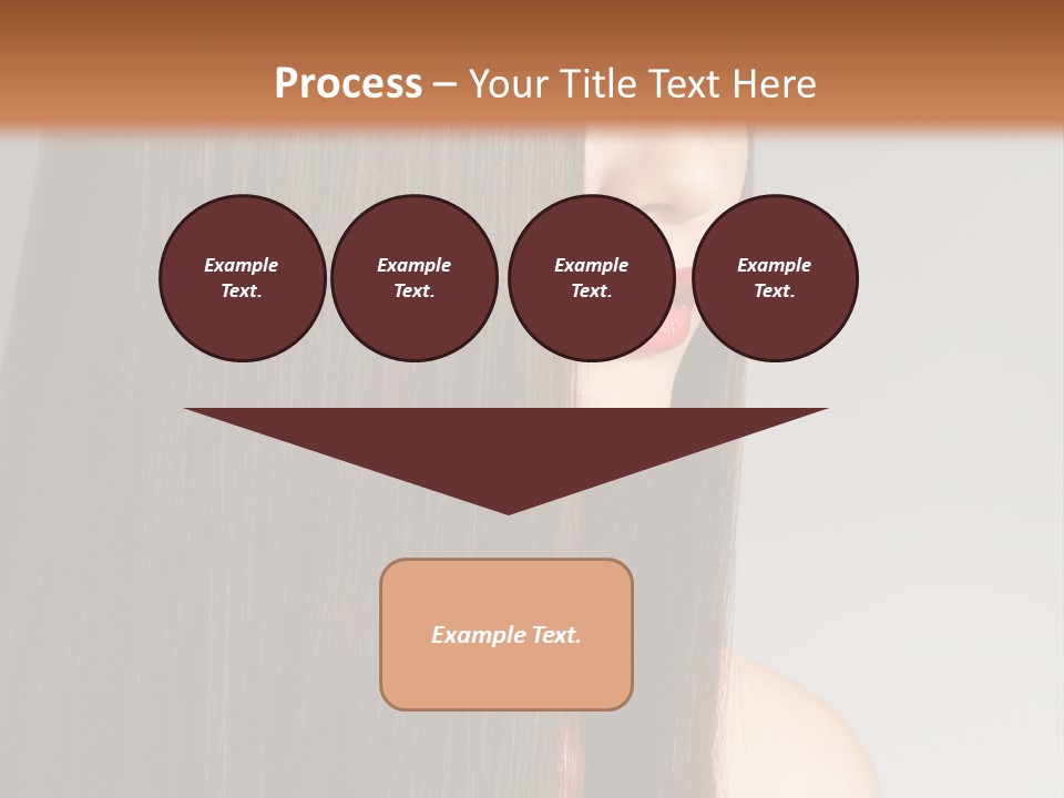Femininity Beautiful Photo PowerPoint Template