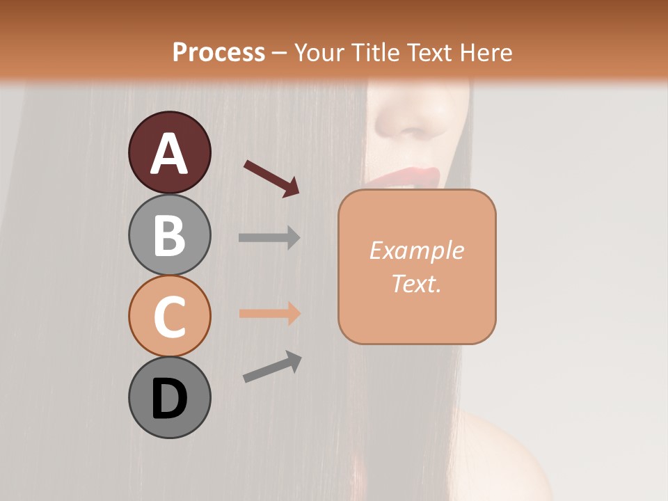 Femininity Beautiful Photo PowerPoint Template