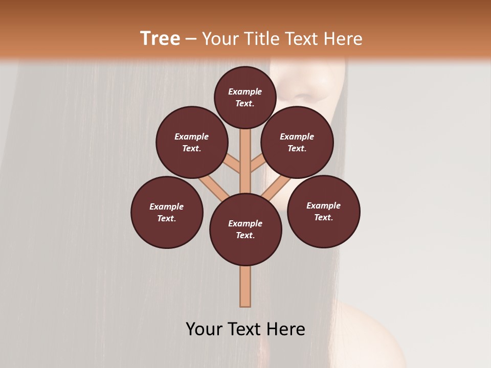 Femininity Beautiful Photo PowerPoint Template