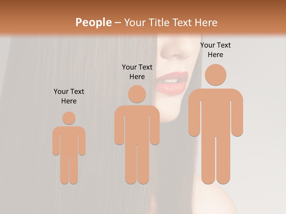 Femininity Beautiful Photo PowerPoint Template