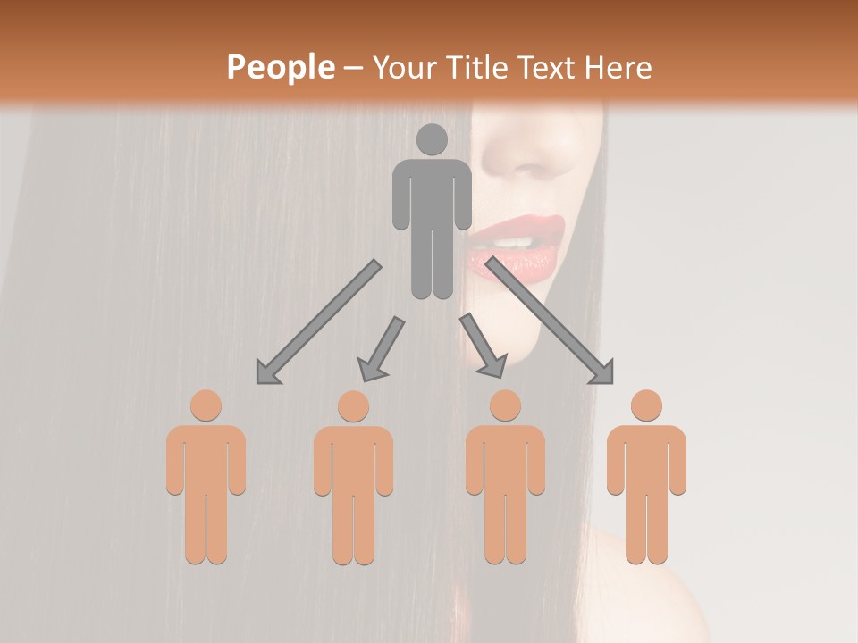 Femininity Beautiful Photo PowerPoint Template