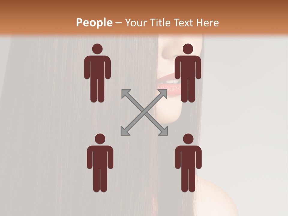 Femininity Beautiful Photo PowerPoint Template