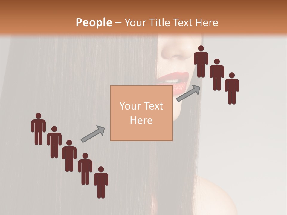 Femininity Beautiful Photo PowerPoint Template