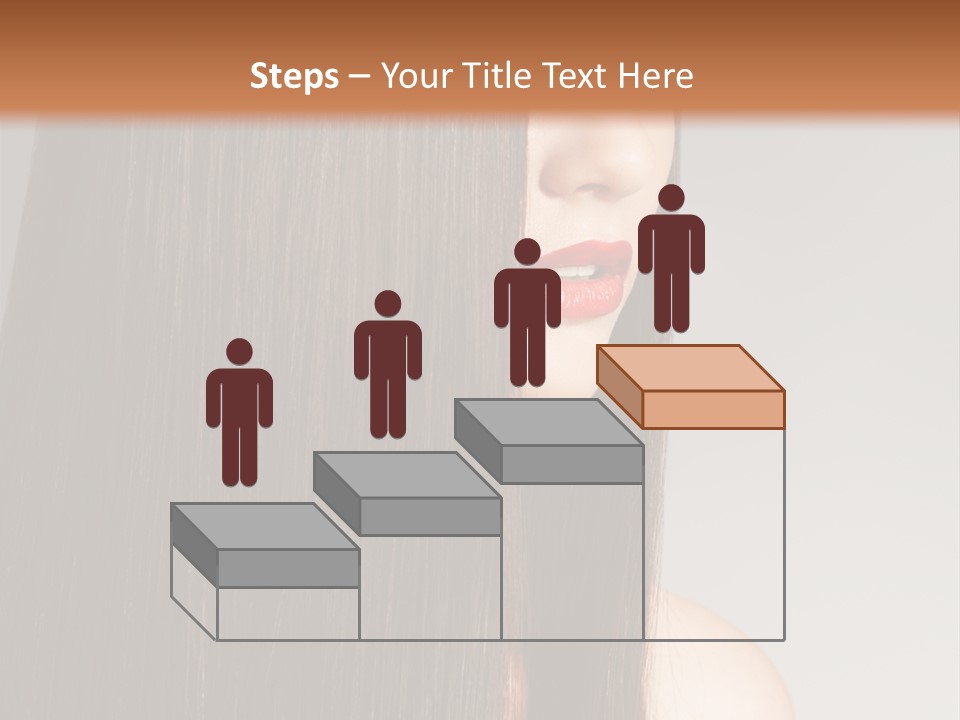 Femininity Beautiful Photo PowerPoint Template