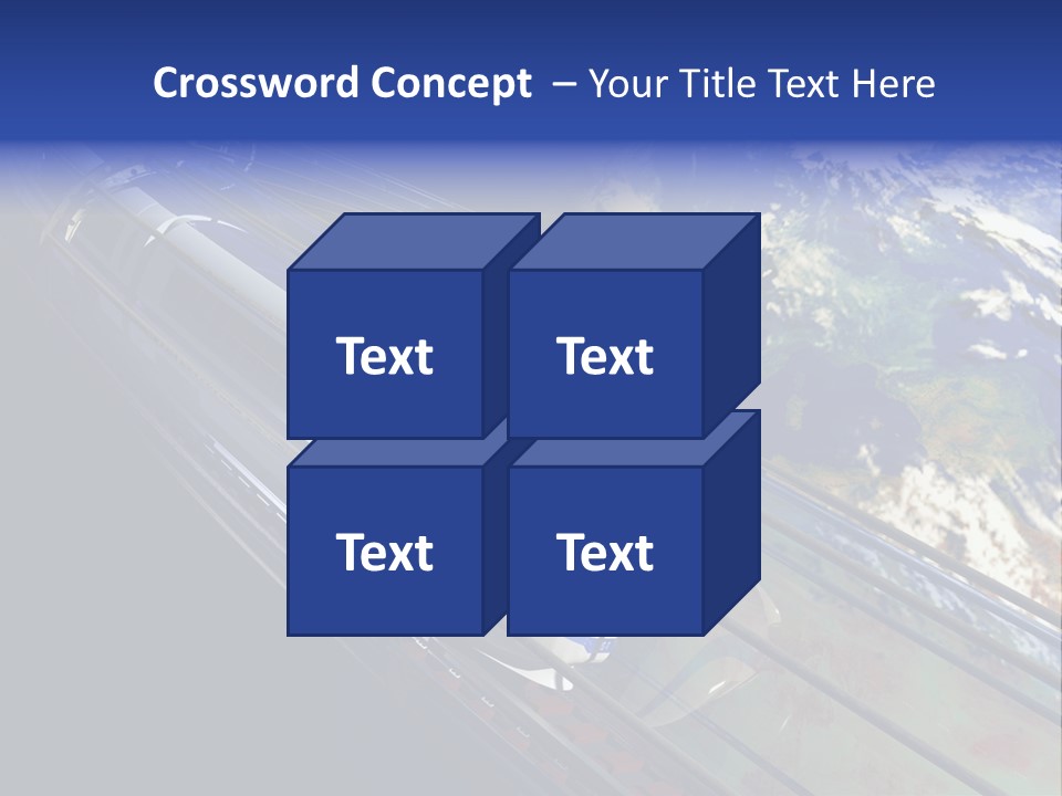 Space Technology Cloud PowerPoint Template
