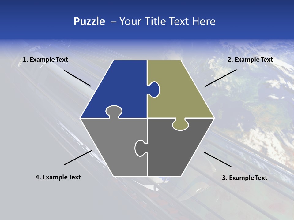 Space Technology Cloud PowerPoint Template