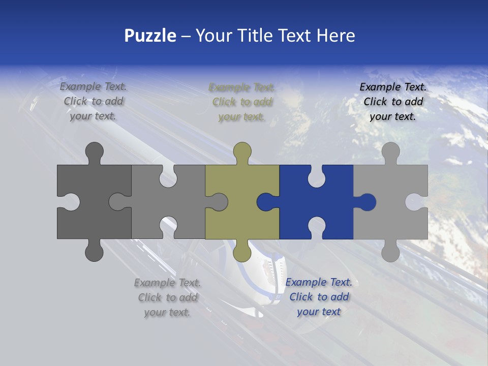 Space Technology Cloud PowerPoint Template