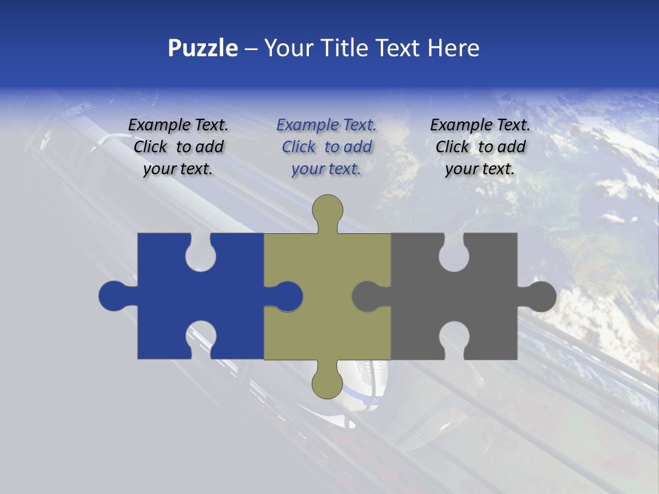 Space Technology Cloud PowerPoint Template