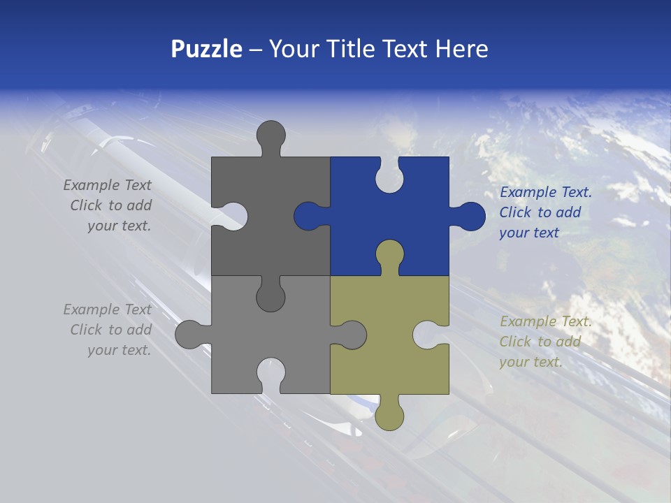 Space Technology Cloud PowerPoint Template