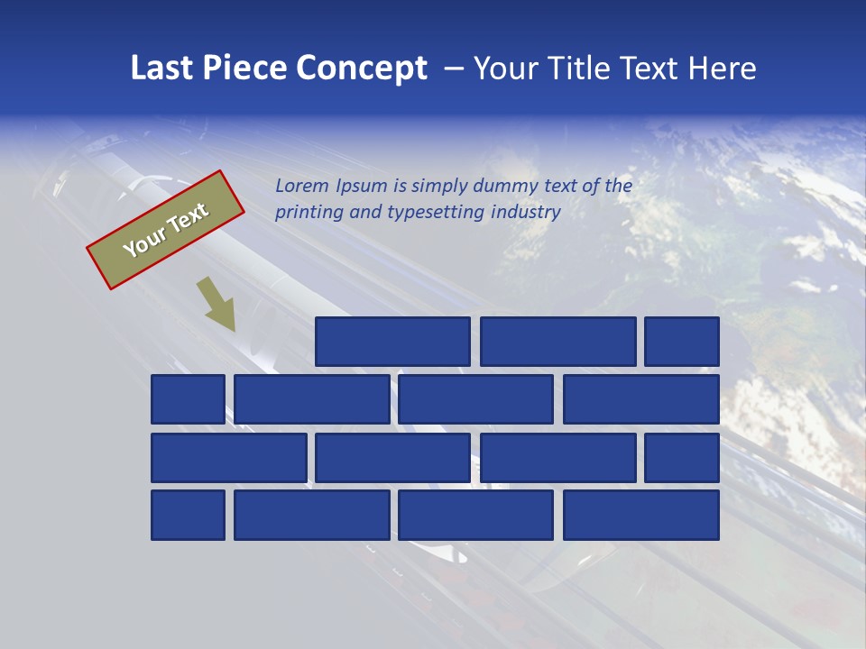 Space Technology Cloud PowerPoint Template