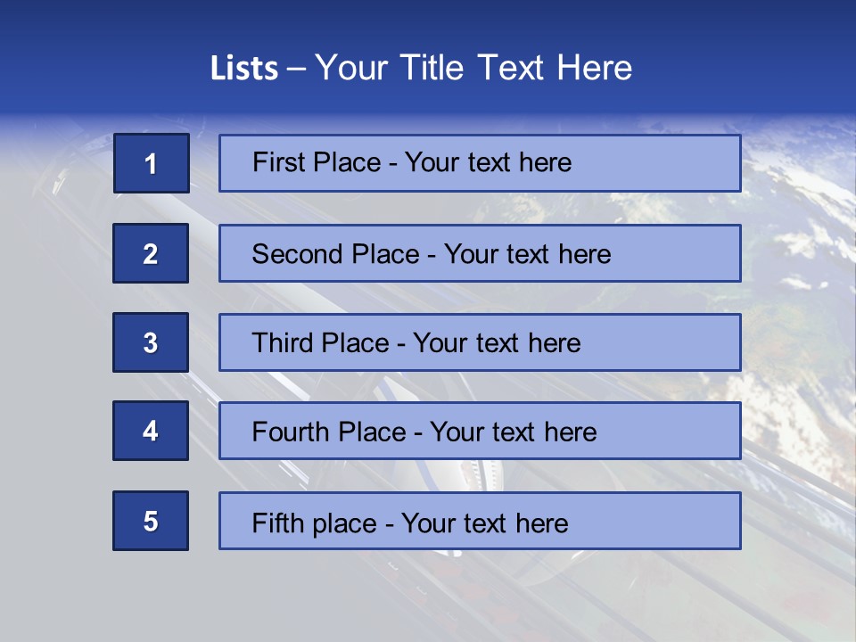Space Technology Cloud PowerPoint Template