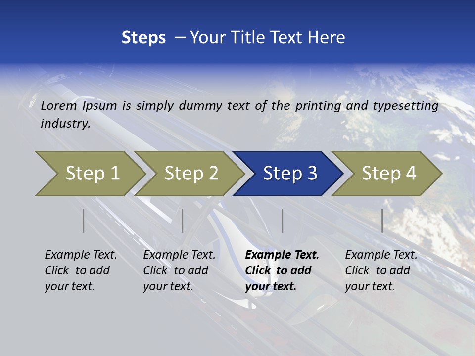 Space Technology Cloud PowerPoint Template