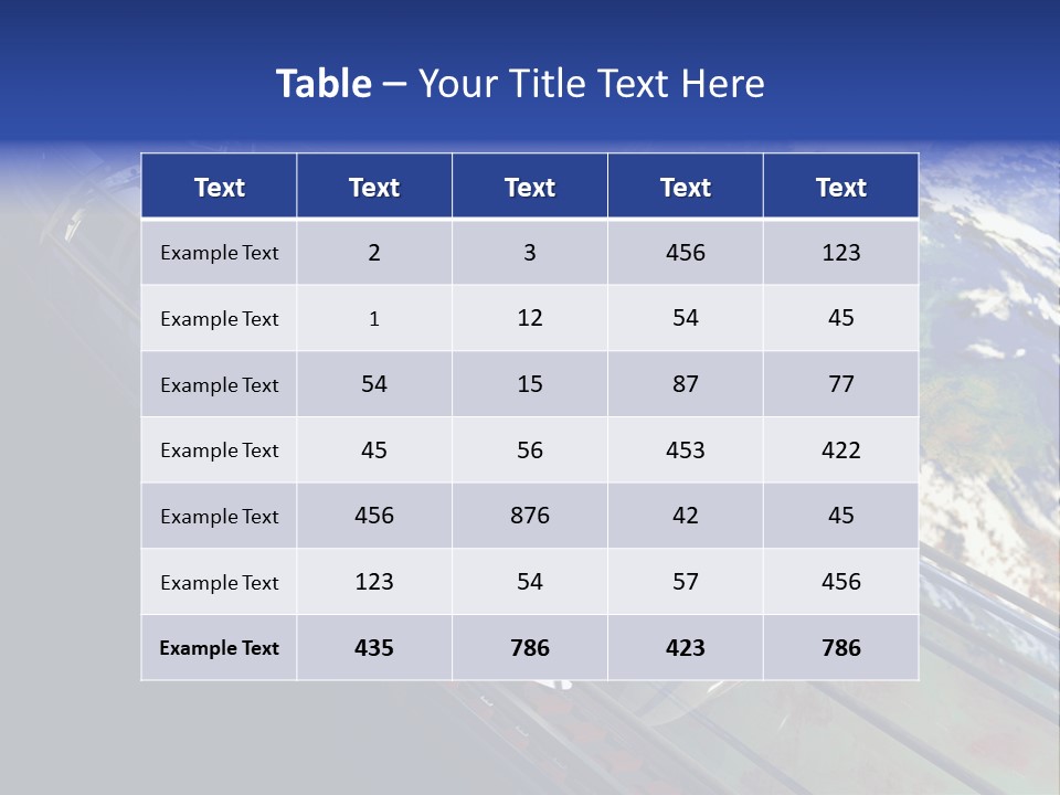 Space Technology Cloud PowerPoint Template