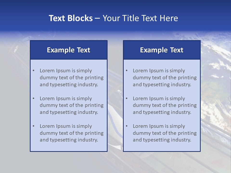 Space Technology Cloud PowerPoint Template