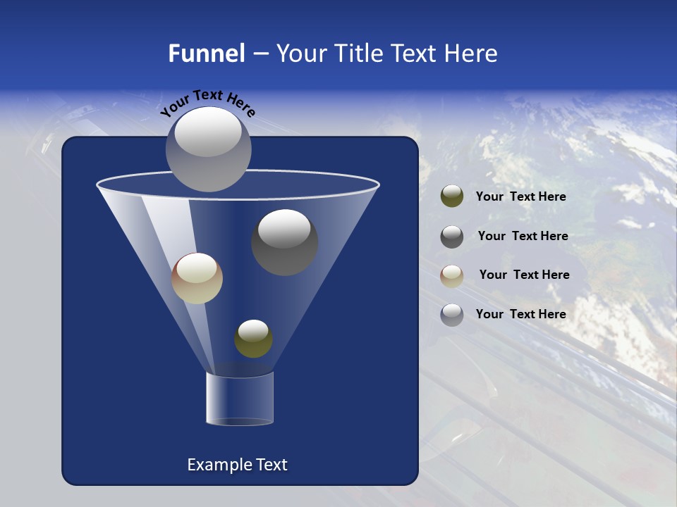 Space Technology Cloud PowerPoint Template