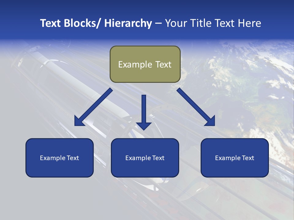 Space Technology Cloud PowerPoint Template