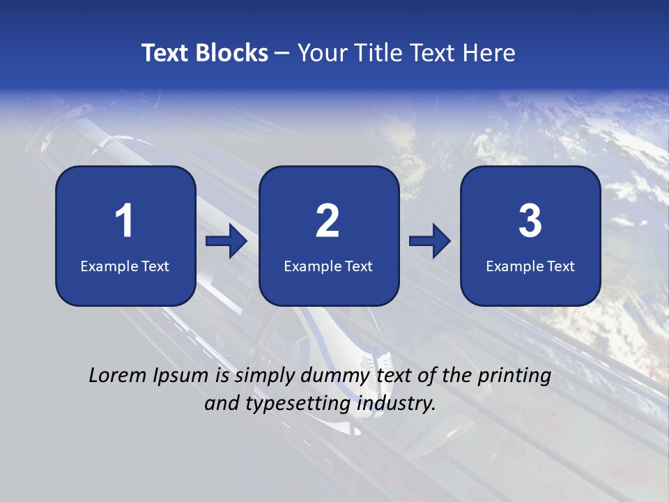 Space Technology Cloud PowerPoint Template