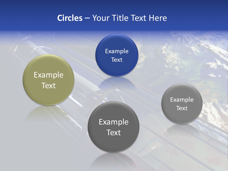 Space Technology Cloud PowerPoint Template