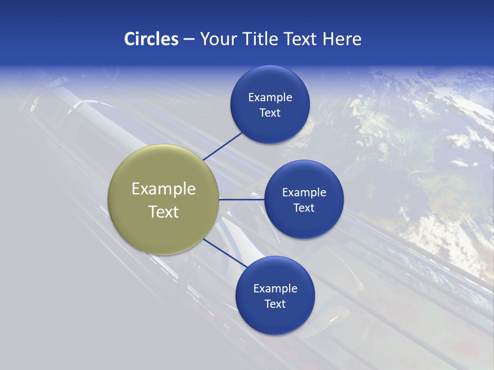 Space Technology Cloud PowerPoint Template