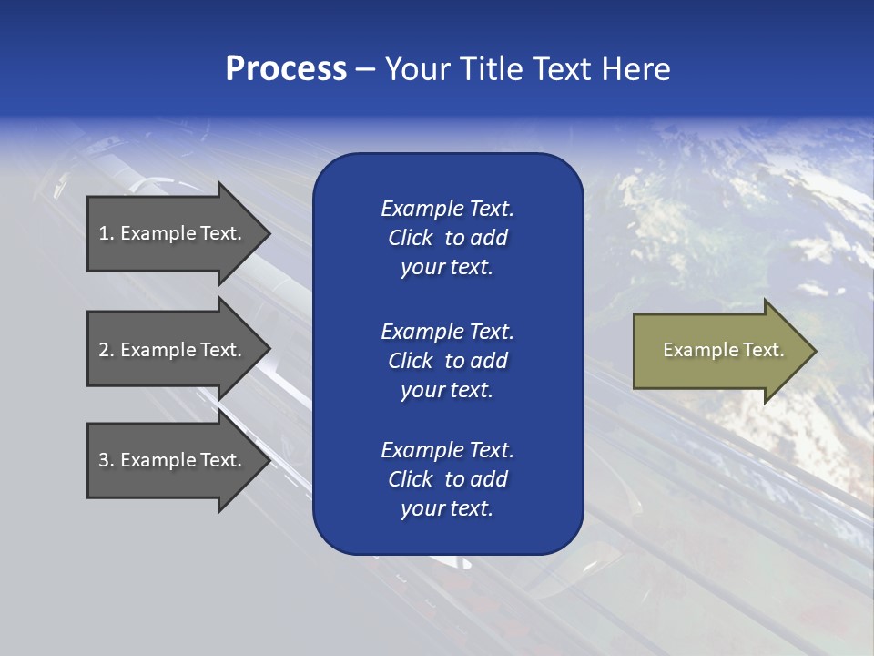 Space Technology Cloud PowerPoint Template
