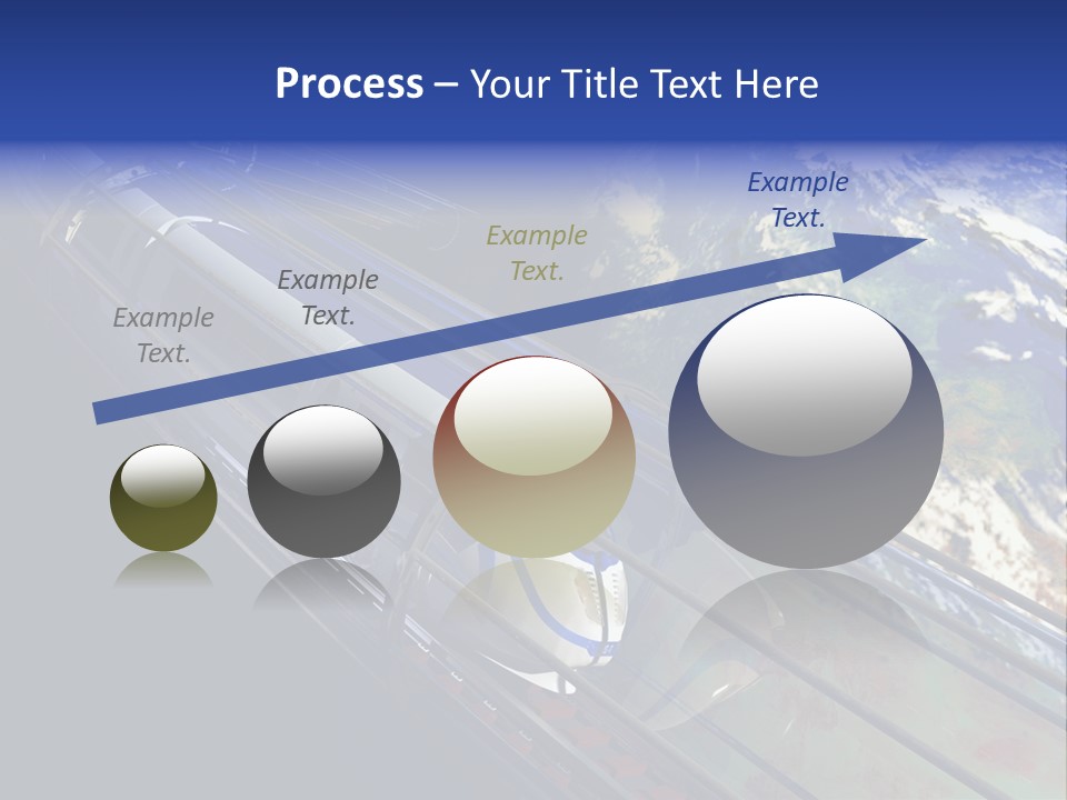 Space Technology Cloud PowerPoint Template