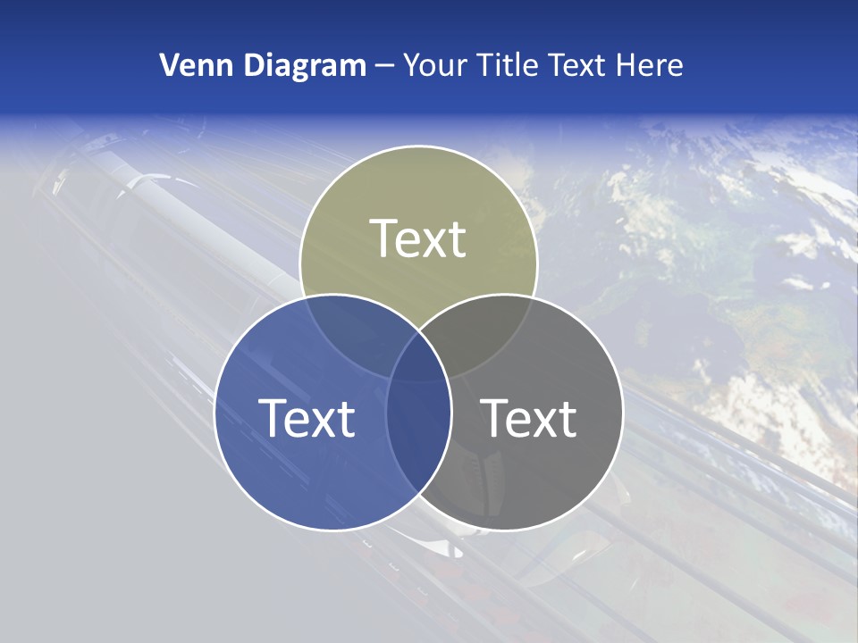 Space Technology Cloud PowerPoint Template