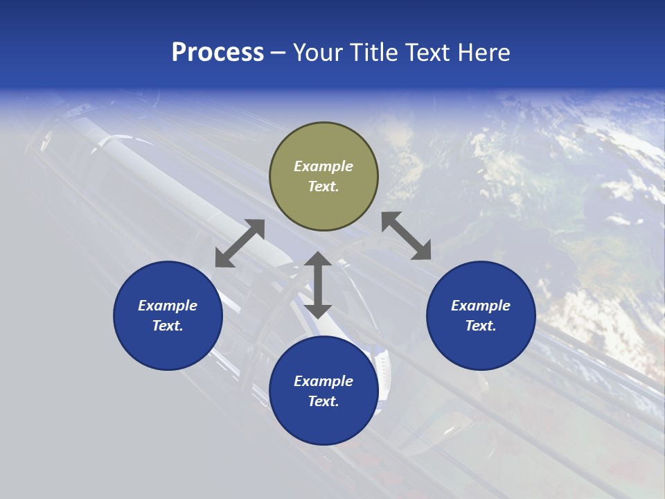 Space Technology Cloud PowerPoint Template