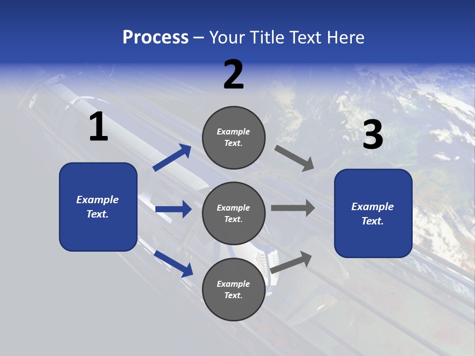 Space Technology Cloud PowerPoint Template