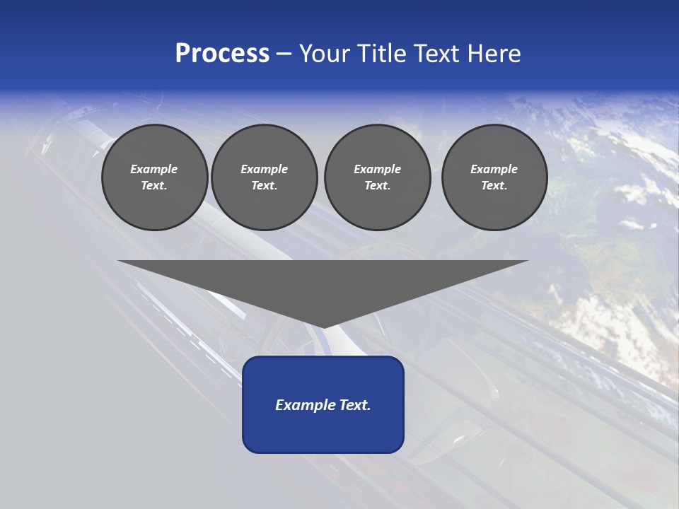 Space Technology Cloud PowerPoint Template