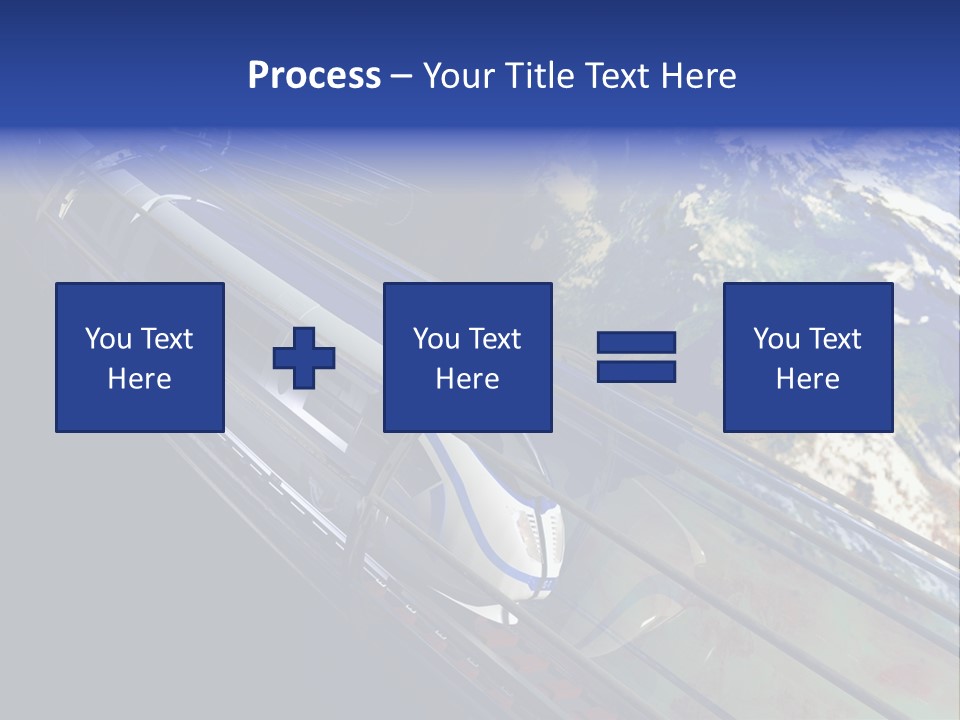 Space Technology Cloud PowerPoint Template