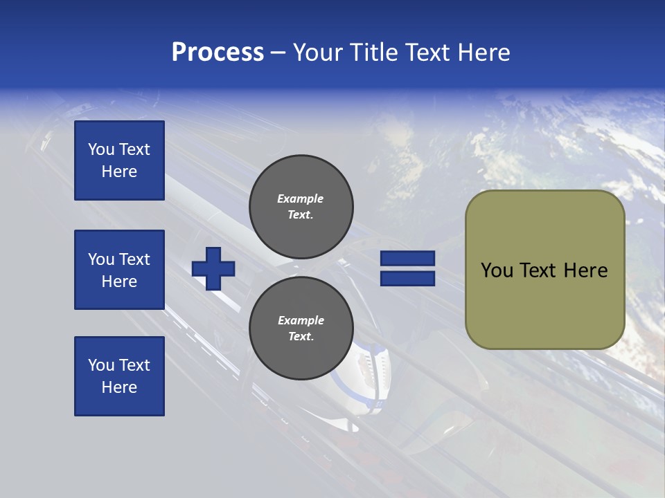 Space Technology Cloud PowerPoint Template