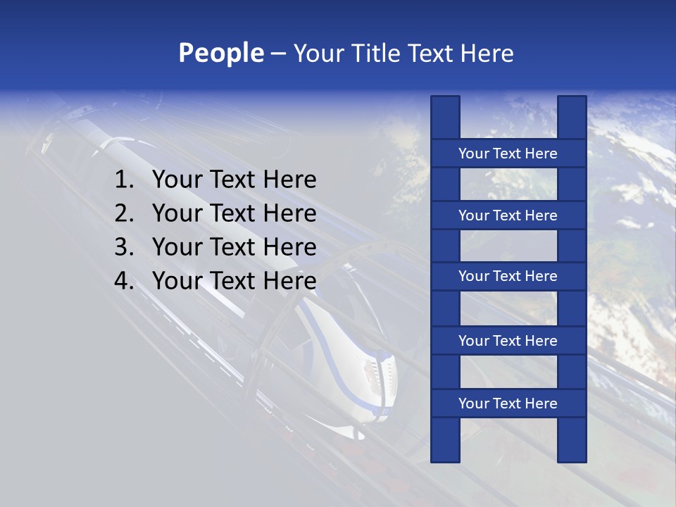 Space Technology Cloud PowerPoint Template