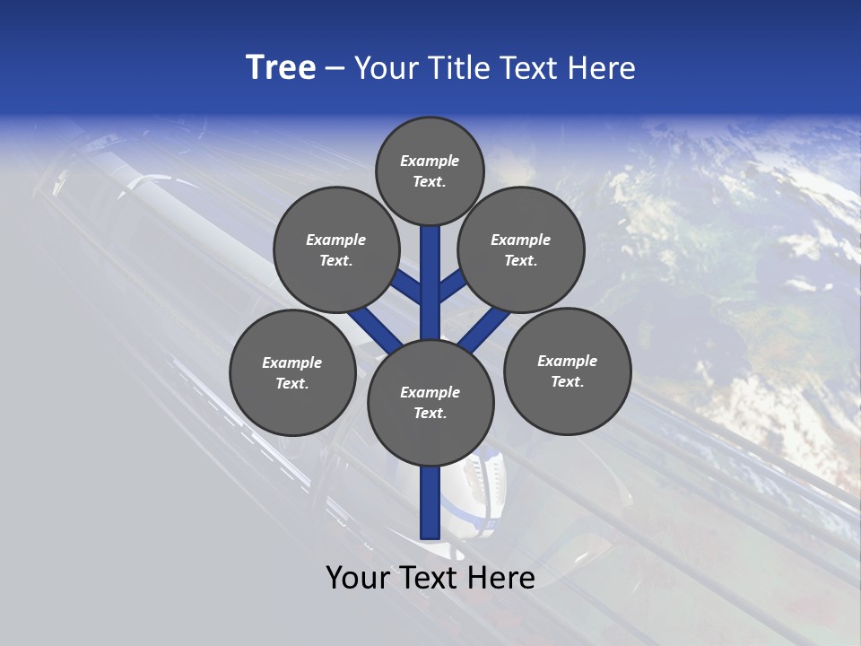Space Technology Cloud PowerPoint Template