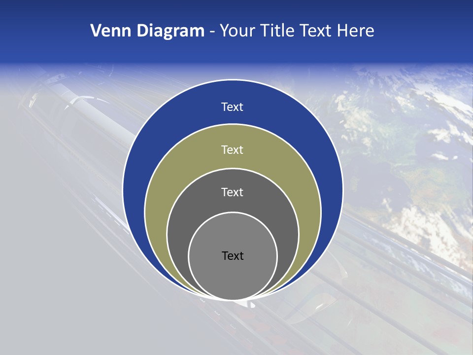 Space Technology Cloud PowerPoint Template