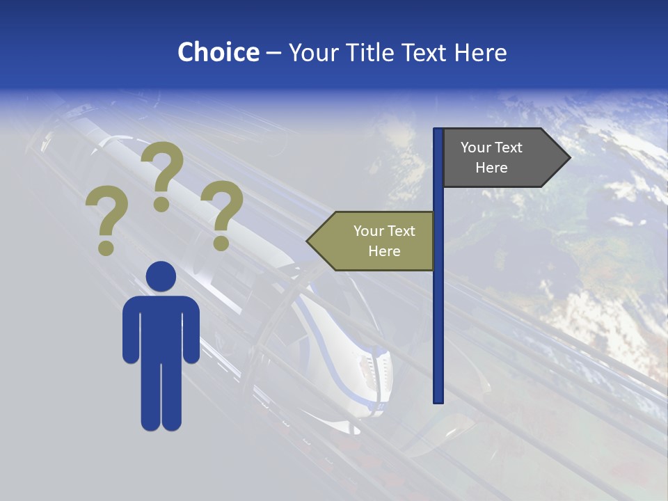 Space Technology Cloud PowerPoint Template