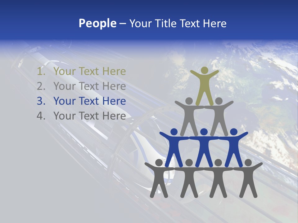 Space Technology Cloud PowerPoint Template