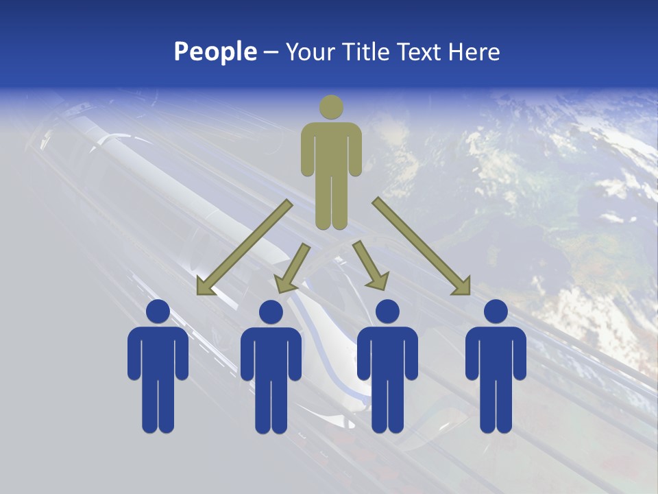 Space Technology Cloud PowerPoint Template